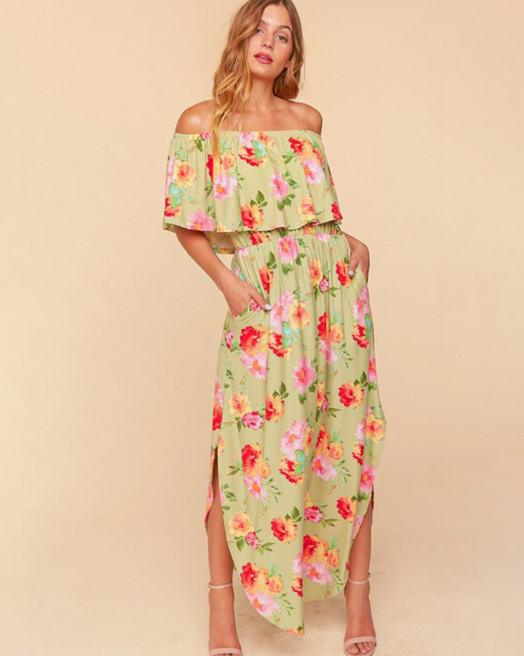 Apples + Flowers Maxi