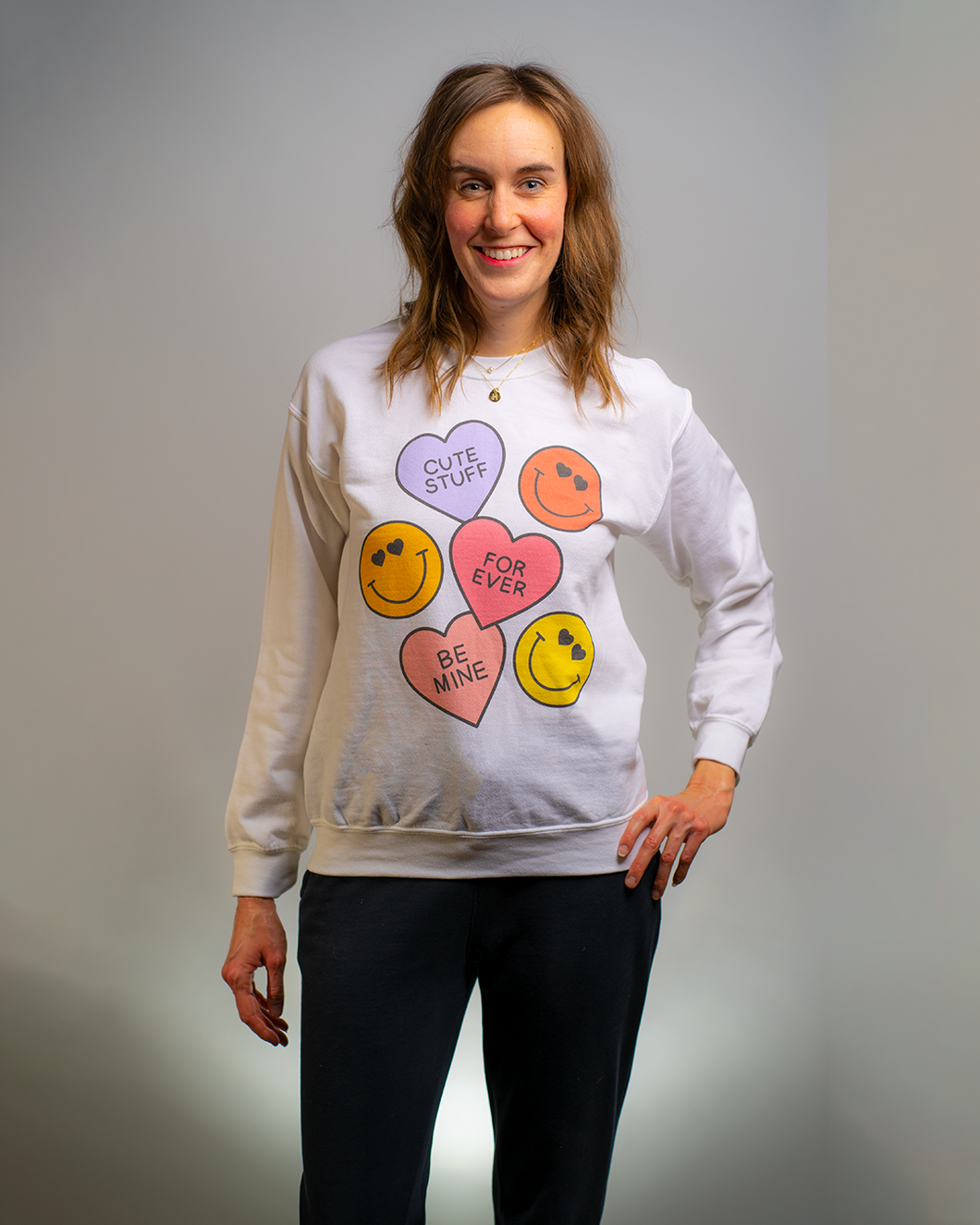 Conversation Hearts Sweatshirt