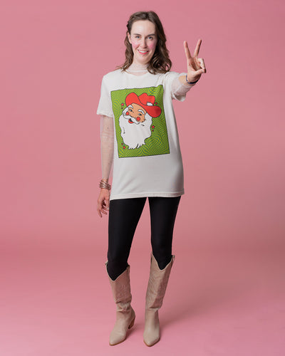 Cowboy Santa Tee