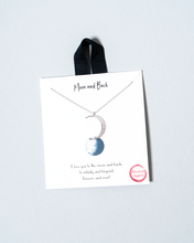Load image into Gallery viewer, Crescent Moon Necklace - Silver