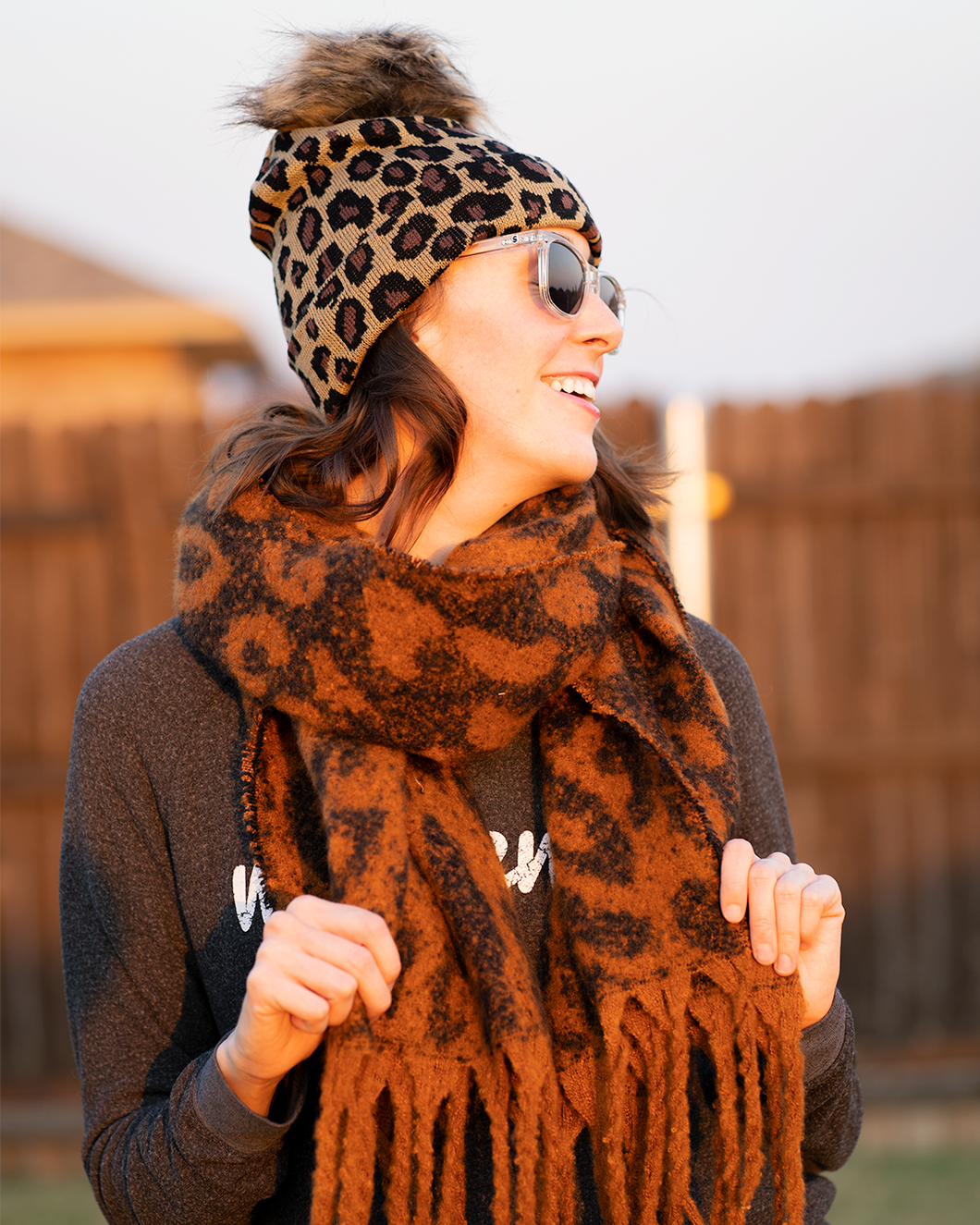 Leopard Scarf