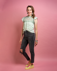 Sage Garden Lace Top