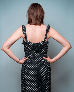 Seeing Polka Dots Midi Dress