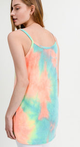 Neon Tie Dye Top